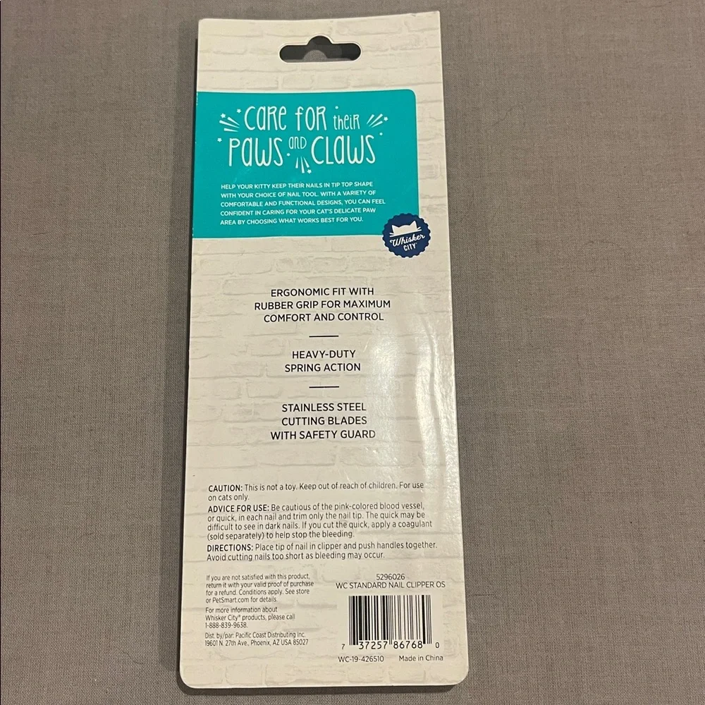 Fresh 'Manicure' Nailed It! Cat Nail Clippers - White and Blue